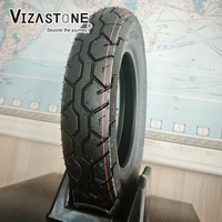 Neumáticos de Motocicleta Personalizados de Fábrica 100/90-10 T307, 50% Caucho Natural, Alta Tracción para Viajes por el Delta del Mekong en Condiciones Húmedas