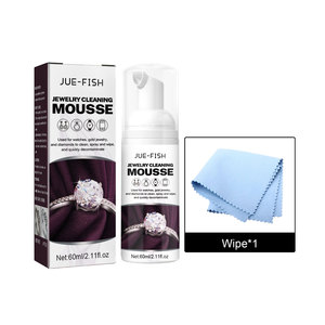 Jue-Fish gioielli di manutenzione agente di pulizia oro diamante anello orologio Cleaner lucido liquido per gioielli puliti decontaminati - Product Image 1