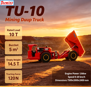 Underground Mining Dump Truck 10 Ton for Tanzania Gold Kenya Ethiopia Potash Mine Haulage Equipment Works - Product Image 1