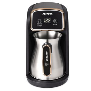 AKANE <span class=keywords><strong>Cafetière</strong></span> <span class=keywords><strong>turque</strong></span> 300ml 600W, fonctionnement en un clic, machine à café, eau et lait, chauffe-eau numérique A.82702 - Product Image 1