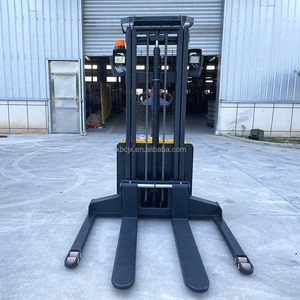 Custom <strong>Fork</strong> Lengthening and Wide Outriggers Stacker Electric Hydraulic Lift <strong>Forklift</strong> Maintenance-Free Battery Stacking <strong>Forklift</strong> - Product Image 4