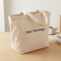 Sac fourre-tout en toile personnalisé avec logo, sac de shopping en coton, sac promotionnel imprimé, sac fourre-tout écologique pour femmes, personnalisable