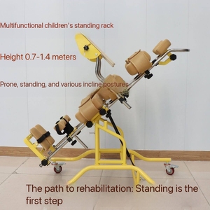 Chaise d'entraînement à la position <span class=keywords><strong>debout</strong></span> pour enfants <span class=keywords><strong>avec</strong></span> roues, exosquelette pour cadre de position <span class=keywords><strong>debout</strong></span> pour la paralysie cérébrale - Product Image 4