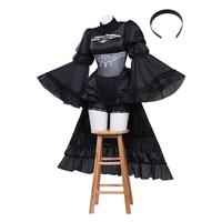 Costume de cosplay NieR Automata 2B, ensemble complet noir, tenue mécanique d'anime, jeu de rôle, 14 ans et plus