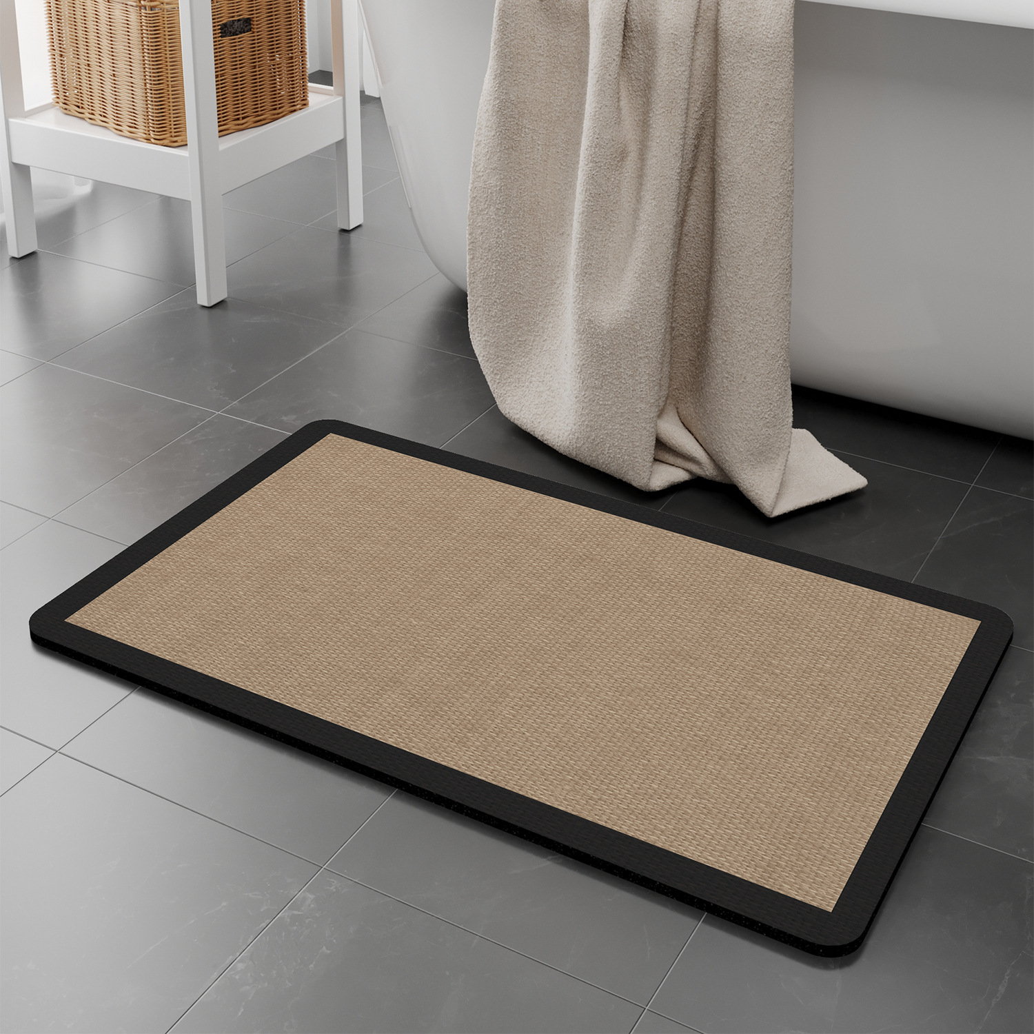 Tapis de bain en terre de diatomées amélioré - Sishan