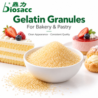 Granulés de gélatine de qualité alimentaire, solution transparente de haute pureté, agent moussant et émulsifiant pour confiserie