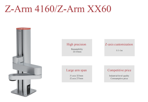 Brazo Robótico Scara de 4 Ejes, Brazo Z 4160, Robot Industrial de Tipo Gantry, Robot de Servicio Logístico, Robot Colaborativo para Cafetería - Product Image 4