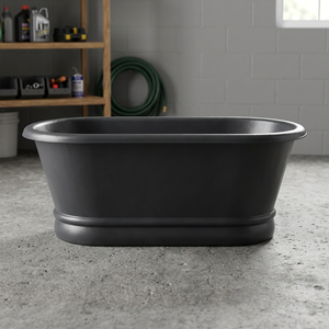 Baignoire rectangulaire sur pied en cuivre avec finition antique - Durable et écologique - Meilleure vente à prix de gros - I H C - Product Image 2