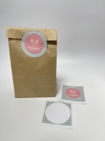 Étiquettes personnalisées avec logo imprimé pour l'emballage, autocollants en PVC vinyle imperméables, impression d'étiquettes sur rouleau de papier, autocollants ronds