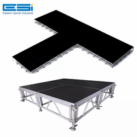 Vente de podiums de scène portables en bois pour concerts, podiums de chœur, podiums rétractables en aluminium, couvertures de scène portables