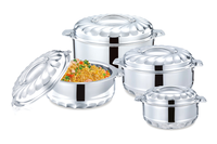 Ensemble de 4 casseroles et poêles SHUNFA en acier inoxydable de haute qualité, pour soupes, bouillons et plats mijotés, faciles à nettoyer et durables