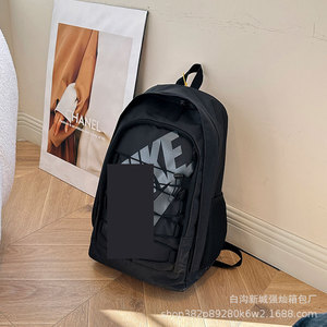 Letter <b>Backpack</b> <b>Large</b> Capacity Student Schoolbag 16 Inch Laptop Bag For Men Women Outdoor Leisure Travel - Product Image 4