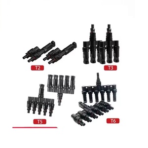 Connecteur solaire photovoltaïque IP67 homologué, raccord en T 4 vers 1 mâle et femelle, 100% <span class=keywords><strong>PP0</strong></span>, pour système de kits solaires DIY parallèles MC2.5 4 MC6 - Product Image 6