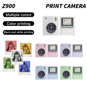 Appareil photo instantané HD 1080P sans application requise, imprimante photo et vidéo thermique sans encre, cadeau <span class=keywords><strong>portable</strong></span> pour les voyages, les fêtes, l'école, le bricolage - Product Image 2