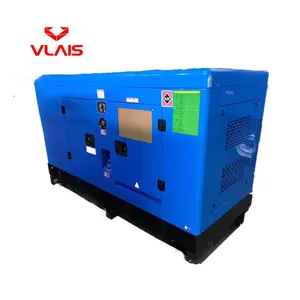 Vlais 37,5 kva conveniente arranque eléctrico super generador diesel silencioso tres fase