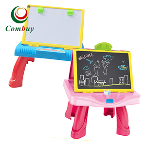Tableau d'apprentissage 2 en 1 pour enfants, bureau de <span class=keywords><strong>dessin</strong></span> pour enfants - Product Image 1