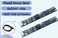 Module de caméra pour ordinateur portable HS 2MP avec microphone UVC, vision nocturne grand angle, HD, numérique sans pilote