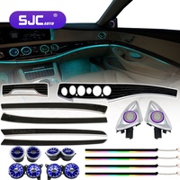 SJC pour Mercedes-Benz Classe S W222 2014-2020, intérieur de voiture, aérateurs avant et arrière, tweeter rotatif 4D, éclairage ambiant LED 64 couleurs