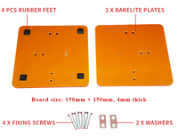 Support de montage de cellule de pesage pour plateforme de test de balance électronique DIY 40 kg, haute précision 0,03 %, alimentation 5 V CC, grand plateau de pesée inclus