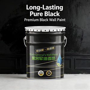สีทาผนังแบล็คเจเนอรัล สีดำด้าน อะคริลิคเคลือบผิวสำหรับผนังภายใน - Product Image 1