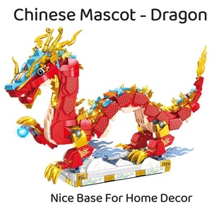GAOMISI T2088 Drago Rosso con Artigli Pesanti, Blocchi di Costruzione in Plastica ABS, Gioco Educativo da 767 Pezzi per Bambini 5-7 Anni, <span class=keywords><strong>Modello</strong></span> Fai-da-Te - Product Image 6