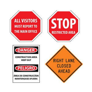 المرور علامات المرور تحذير لافتة طريق - Product Image 5