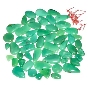 Chrysoprase Mix Shape Free Size Smooth Cabochon Top Quality Crystal Stone Chrysoprase Stones Best Quality Fine Product