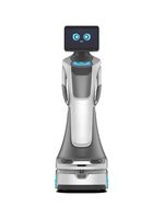 Робот-администратор Leopard Secret 2 AI для обслуживания в лобби отеля с функцией распознавания лиц, голосовым взаимодействием и приемом гостей