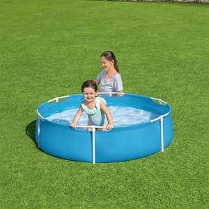 <span class=keywords><strong>Bestway</strong></span> 56283 1,52m X 38 cm niños redondo sobre el suelo piscinas soporte marco de plástico natación <span class=keywords><strong>piscina</strong></span> al aire libre agua juguete - Product Image 1