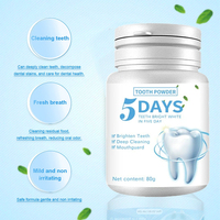 NUEVO Polvo Dental Herbal de Menta para Blanqueamiento Dental y Cuidado Bucal con Eliminación de Manchas para Adultos, Marca Privada