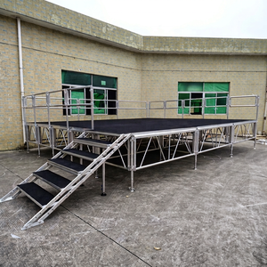 เวทีอลูมิเนียมเคลื่อนที่แบบปรับได้ รับน้ำหนักมาก ขนาด 2 เมตร สำหรับงานเทศกาลดนตรีและการแสดง - Product Image 1