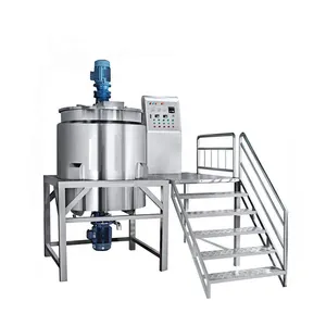 Thép không gỉ trộn Tank homogenizer Mixer với khuấy dầu gội Máy làm