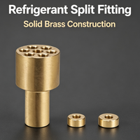 Distributeur de réfrigérant en laiton de type split, séparateur de liquide multi-trous pour système de climatisation et de réfrigération