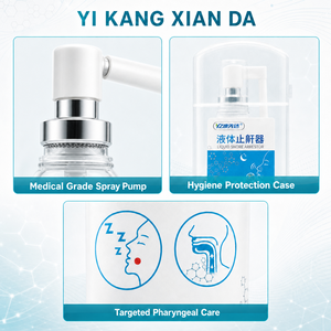 Spray Liquide Anti-Ronflement 30ml Lubrifiant et Hydratant pour la Gorge Aide au Sommeil Soin Nocturne Contre le Ronflement - Product Image 5