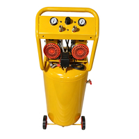 Compresseur d'air industriel 8 bars 100L 120L avec moteur en cuivre 3HP sans huile, pompe à peinture 2850 tr/min