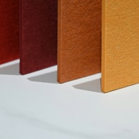 Panneaux muraux acoustiques modernes insonorisants et écologiques en feutre de polyester avec design graphique pour appartements, entrepôts et écoles