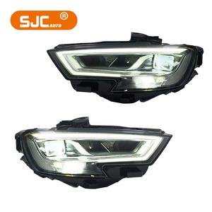 Sjc Auto Car phụ kiện đèn pha cho Audi A3 S3 RS3 2017 2020 <span class=keywords><strong>LED</strong></span> Head Lights Plug and Play ống kính chiếu đèn phía trước - Product Image 1