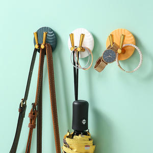 Support de brosse à dents de luxe avec ventouse, sans perçage, gain de place, crochet de salle de bain, lot de 2 - Product Image 3