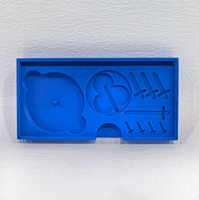 Outils et pièces de montre-bracelet petites boîtes de rangement en plastique avec plateaux de placement de pièces cadrans d'aiguilles de montre pour l'organisation