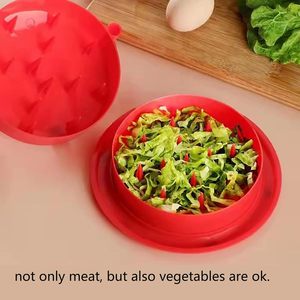 Máquina Desmenuzadora de Pollo Pequeña con Tapa Transparente, Picadora de Carne, Rebanadora y Trituradora para Alimento de Mascotas y Uso Doméstico - Product Image 4