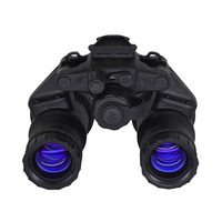 Casque de vision nocturne LinduNV PVS 31 avec binoculaire GP 1400FOM Gen2+ 1x grossissement, étanche IP67, 3 niveaux de luminosité