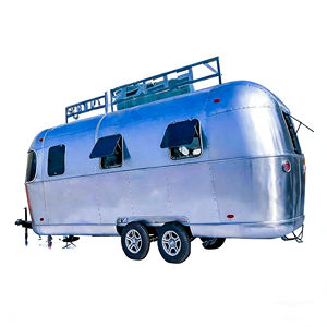 Remolque de Comida Móvil de Acero Inoxidable y Aluminio con Certificación CE, Parrilla Plana de 4 Ruedas, Capacidad Personalizable, para Café, Dulces y Otros Alimentos al Aire Libre - Product Image 6