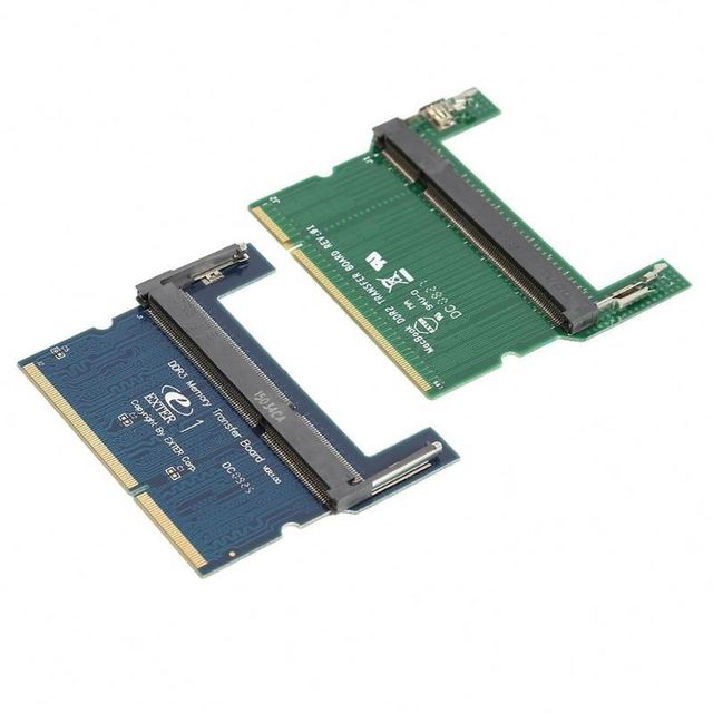 DDR2/DDR3 Laptop so DIMM to Desktop DIMM Adapter Memory RAM Adapter Card Computer Component Accessory Add on Cards