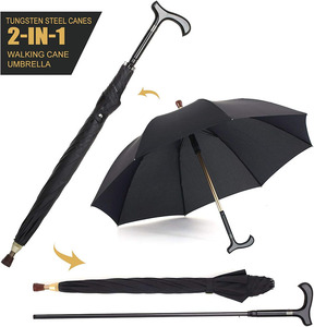Vente en gros de parapluie Yubo Old <span class=keywords><strong>Canne</strong></span> Parapluie Bâton de marche Parapluie de pluie - Product Image 3