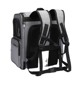 BSCI Factory High Quality <b>Large</b> Capacity Pet Travel <b>Carrier</b> Backpack Oxford Passeggino <b>Cat</b> and Puppy <b>Carrier</b> Backpack for - Product Image 5