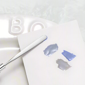 Espátula de Acero y Madera de Palisandro Japonés para Mezclar Acrílico/Gel UV - Herramienta de Doble Punta para Mezclar Colores, Pluma Aplicadora de Pegamento para Uñas - Product Image 5