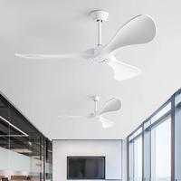 Ventilateur de plafond LED moderne APCITL de 32 pouces à 3 pales avec lumière, moteur DC, télécommande, intensité variable, 6 vitesses pour salon et salle à manger