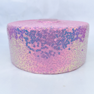 Hot Bán 3 "7.5Cm Nhiều Màu Sắc Sequin Mỗi Cuộn Cho Phụ Kiện Tóc Bow Sequin Chuỗi Trong Cuộn Và Quà Tặng Gói Webbing - Product Image 3