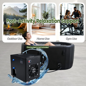 ZT 0.5HP Enfriador de Agua para Baños de Hielo de Venta Caliente, Bomba de Agua con Filtro, Enfriador Portátil para Tanques de Inmersión Fría - Product Image 5