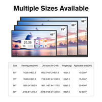 65 pouces 4K IR Multi Touch Panel Tableau blanc interactif Android V100 CPU Smart Board Tv Digital China 65 Inch AG Glass + 4k Screen